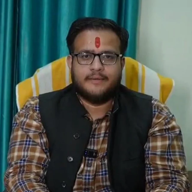 Mr. Vardaan Bhardwaj, Principal of Shanti Niketan Inter College